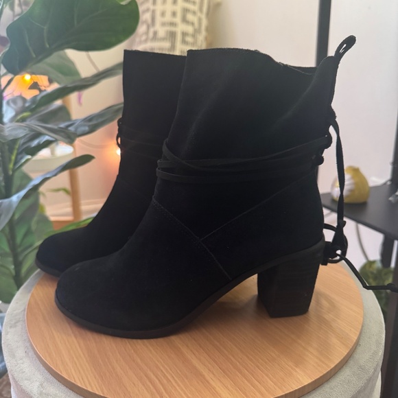 Black Suede Boots - Picture 2 of 5